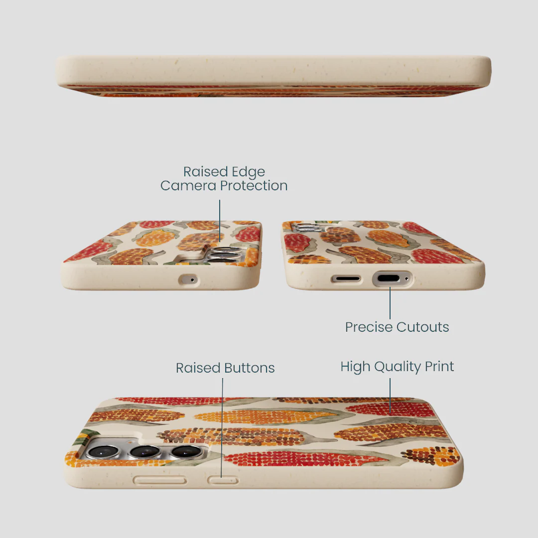 Seashell Cornfield Samsung Galaxy S25+(Plus) Case - Image 3