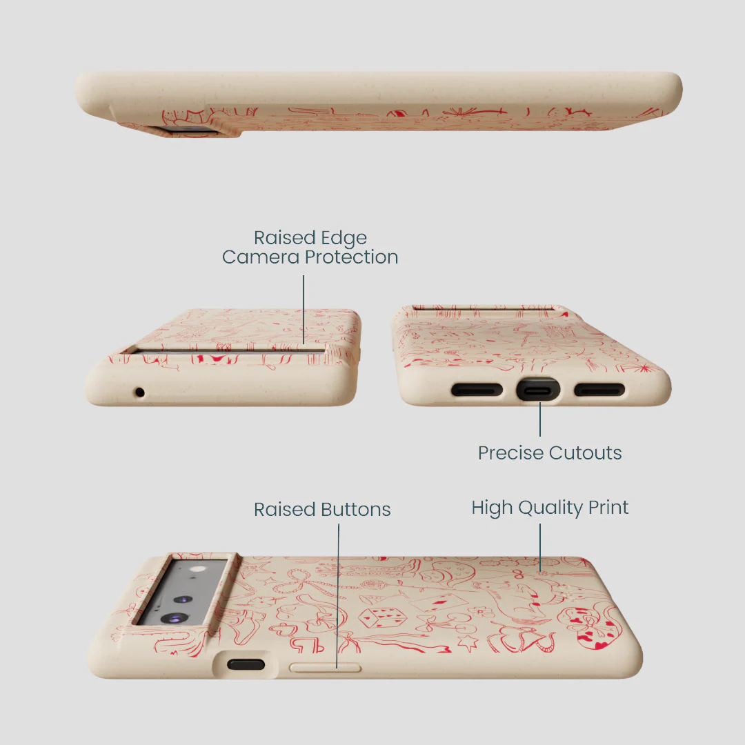 Seashell Cowgirl Chic Google Pixel 6a Case - Image 3