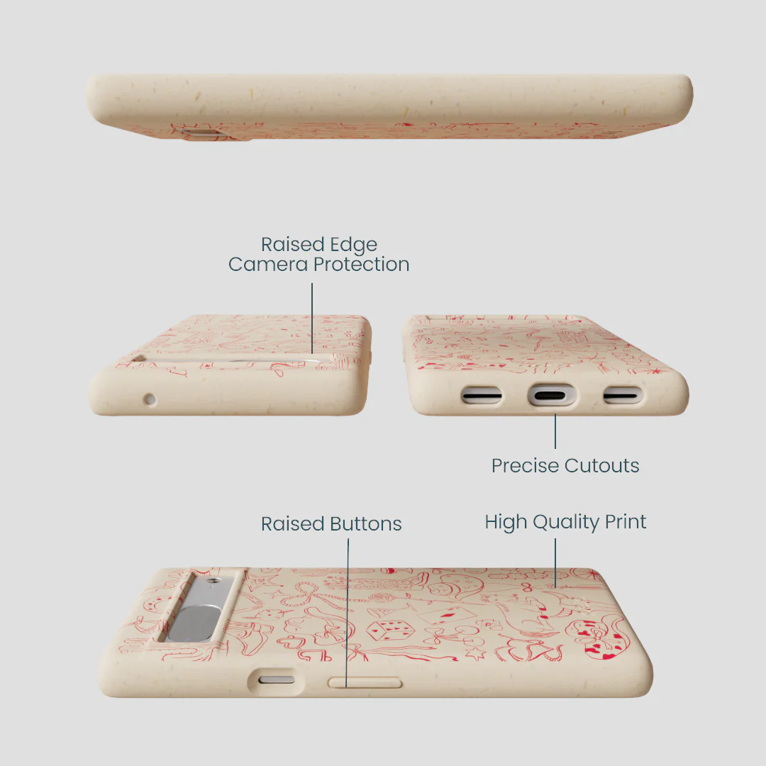 Seashell Cowgirl Chic Google Pixel 7 Case - Image 3
