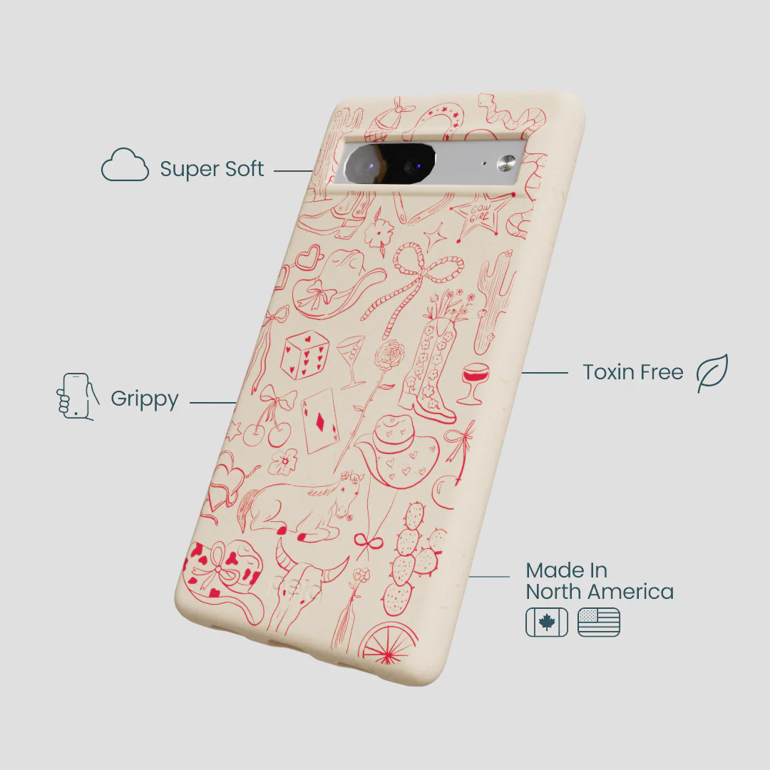 Seashell Cowgirl Chic Google Pixel 7 Case - Image 4