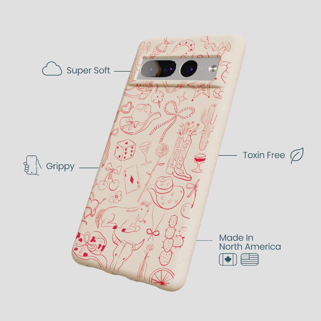 Seashell Cowgirl Chic Google Pixel 7 Pro Case - Image 4