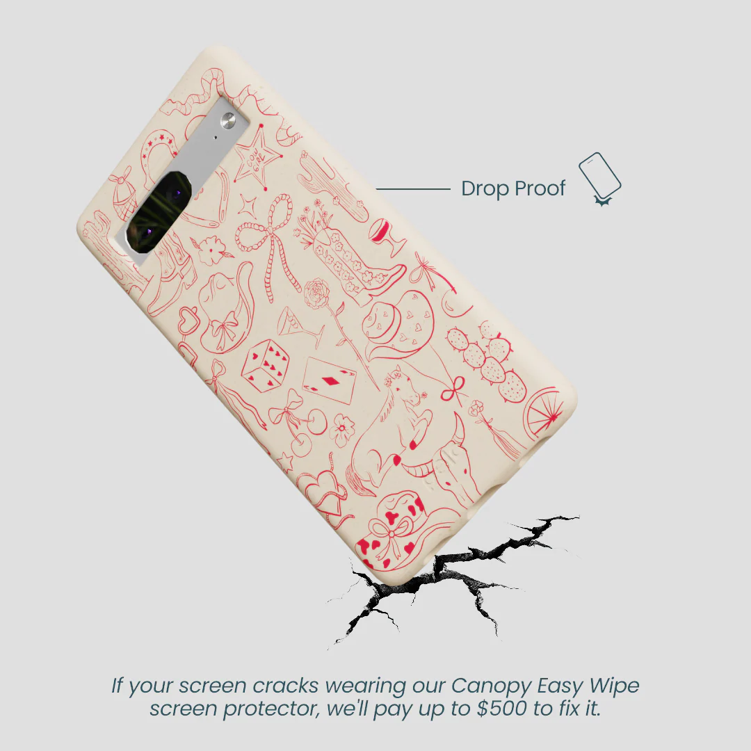 Seashell Cowgirl Chic Google Pixel 7a Case - Image 5