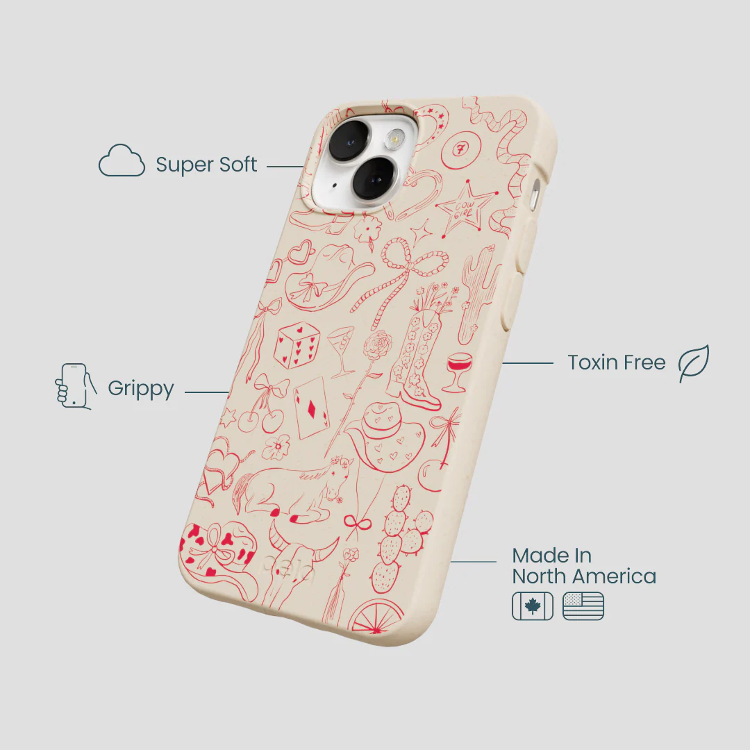 Seashell Cowgirl Chic iPhone 13 Case - Image 4