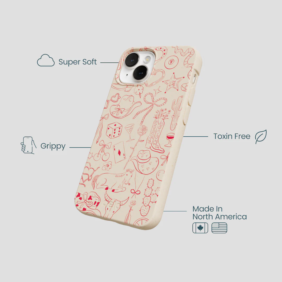 Seashell Cowgirl Chic iPhone 13 Mini Case - Image 4