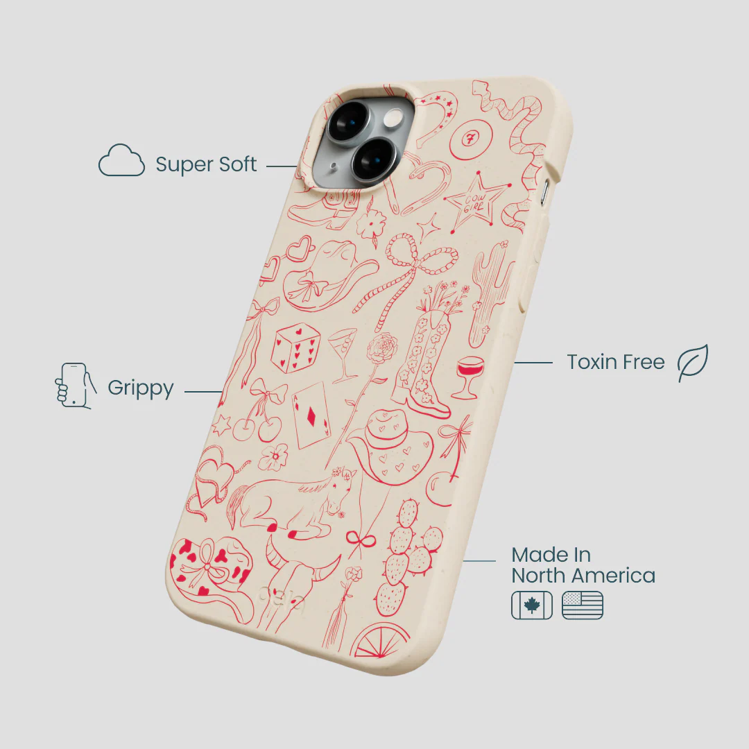 Seashell Cowgirl Chic iPhone 14 Plus Case - Image 4