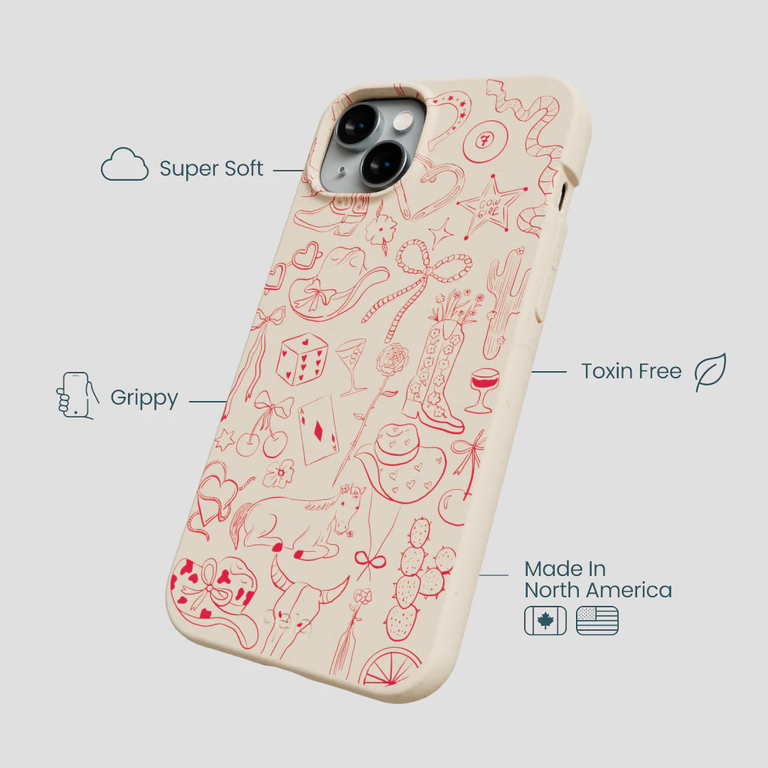 Seashell Cowgirl Chic iPhone 15 Plus Case - Image 4