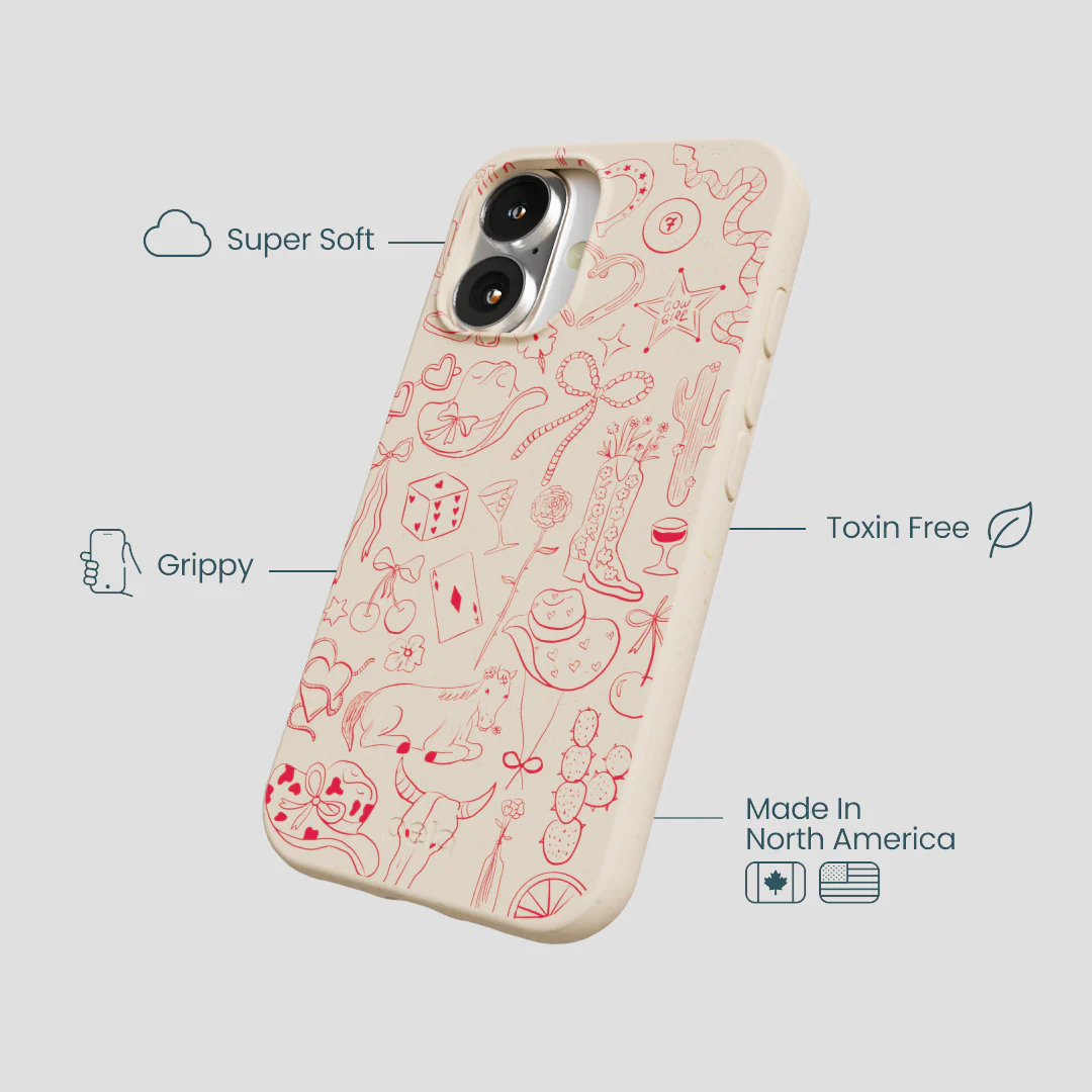 Seashell Cowgirl Chic iPhone 16 Case - Image 4