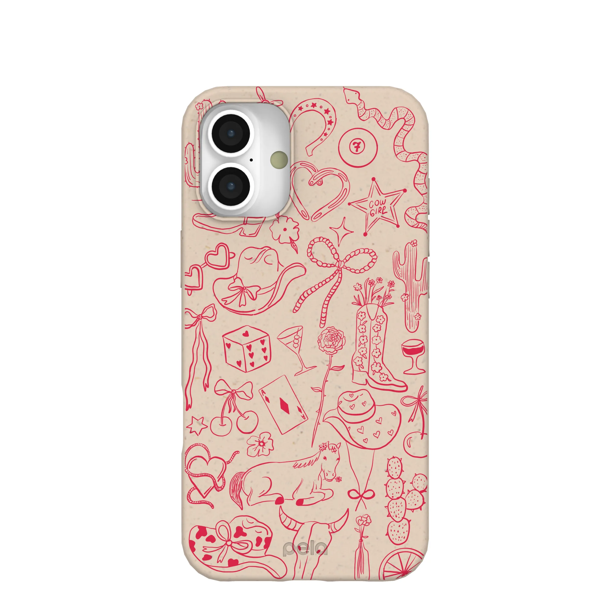 Seashell Cowgirl Chic iPhone 16 Plus Case