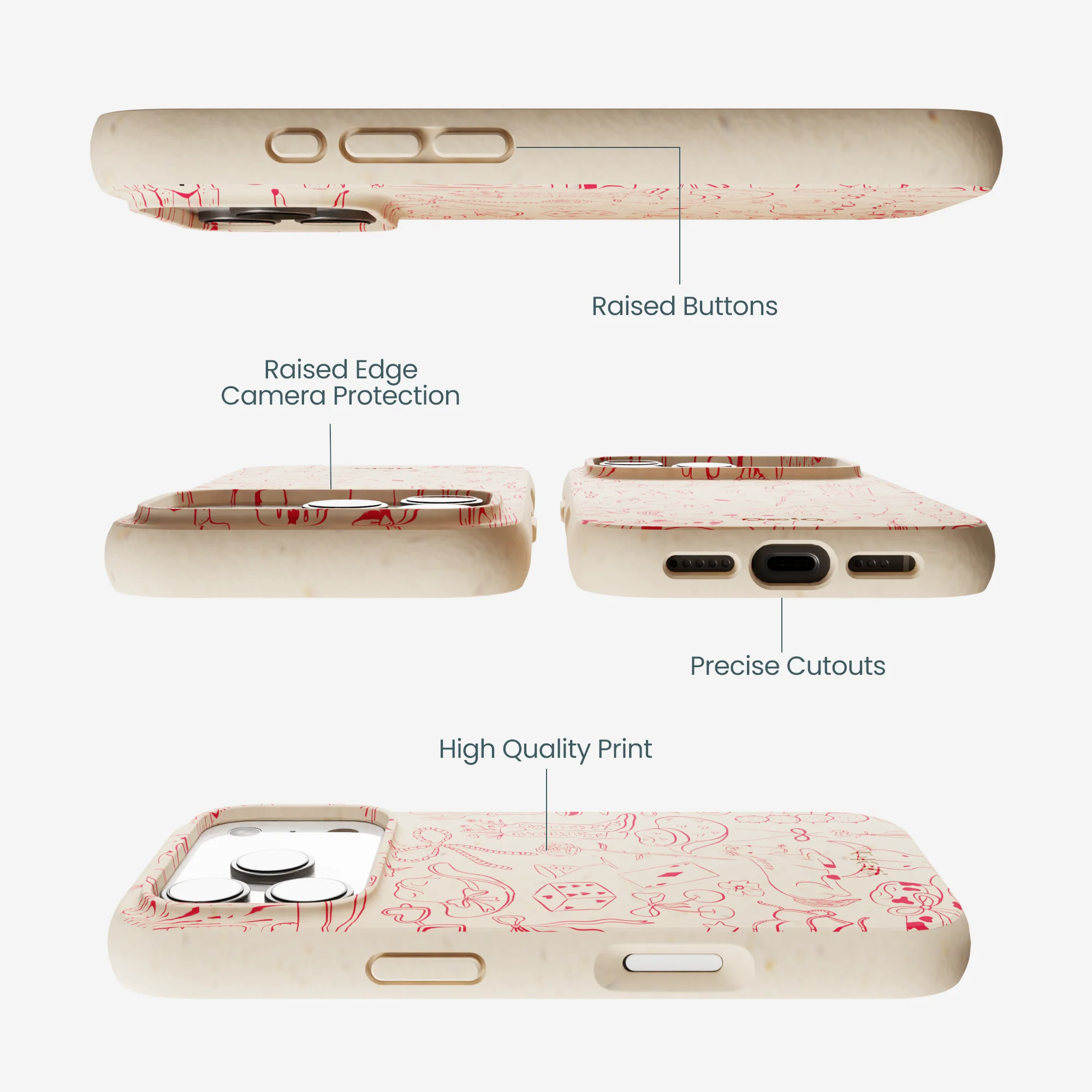 Seashell Cowgirl Chic iPhone 17 Pro Case - Image 3