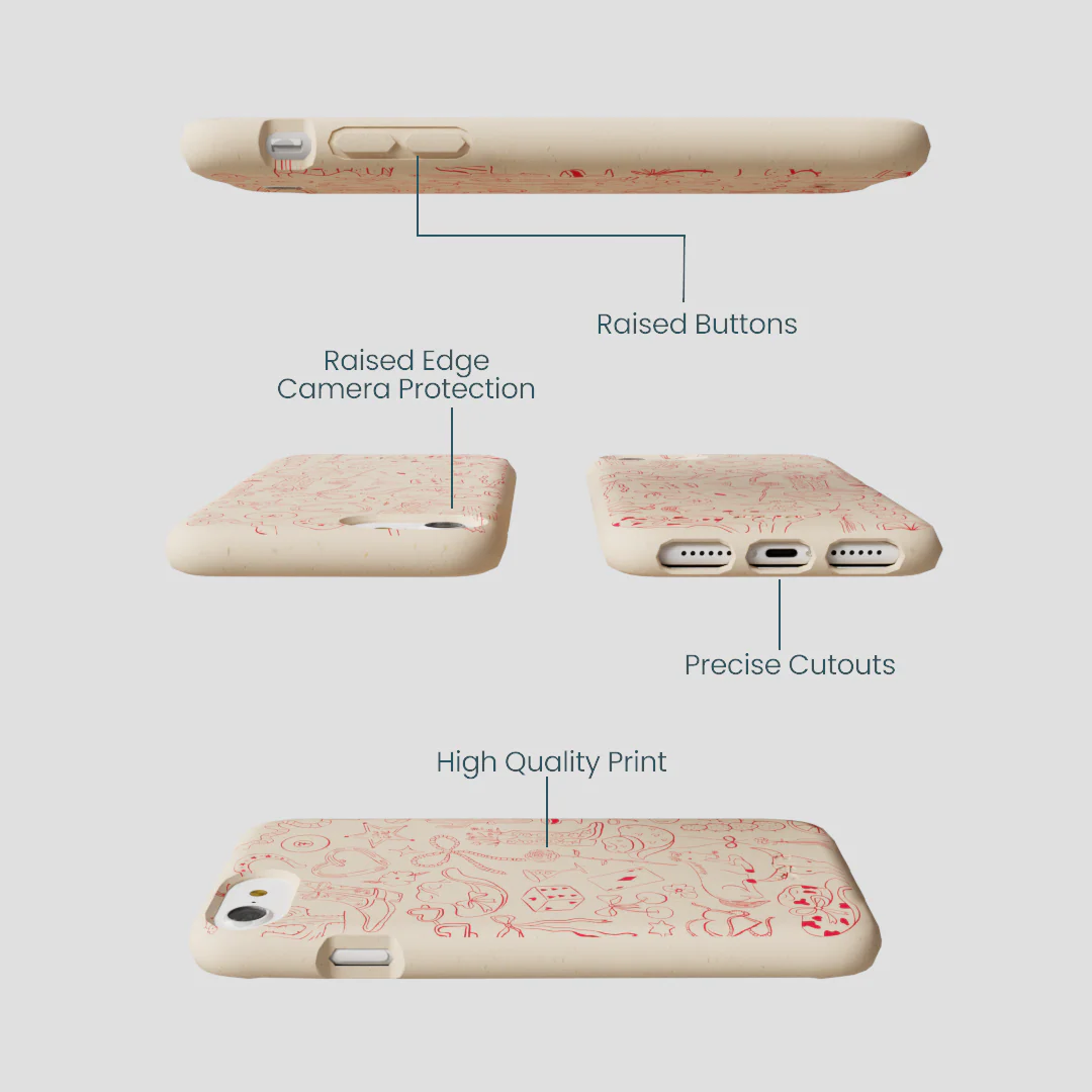Seashell Cowgirl Chic iPhone 6/6s/7/8/SE Case - Image 3