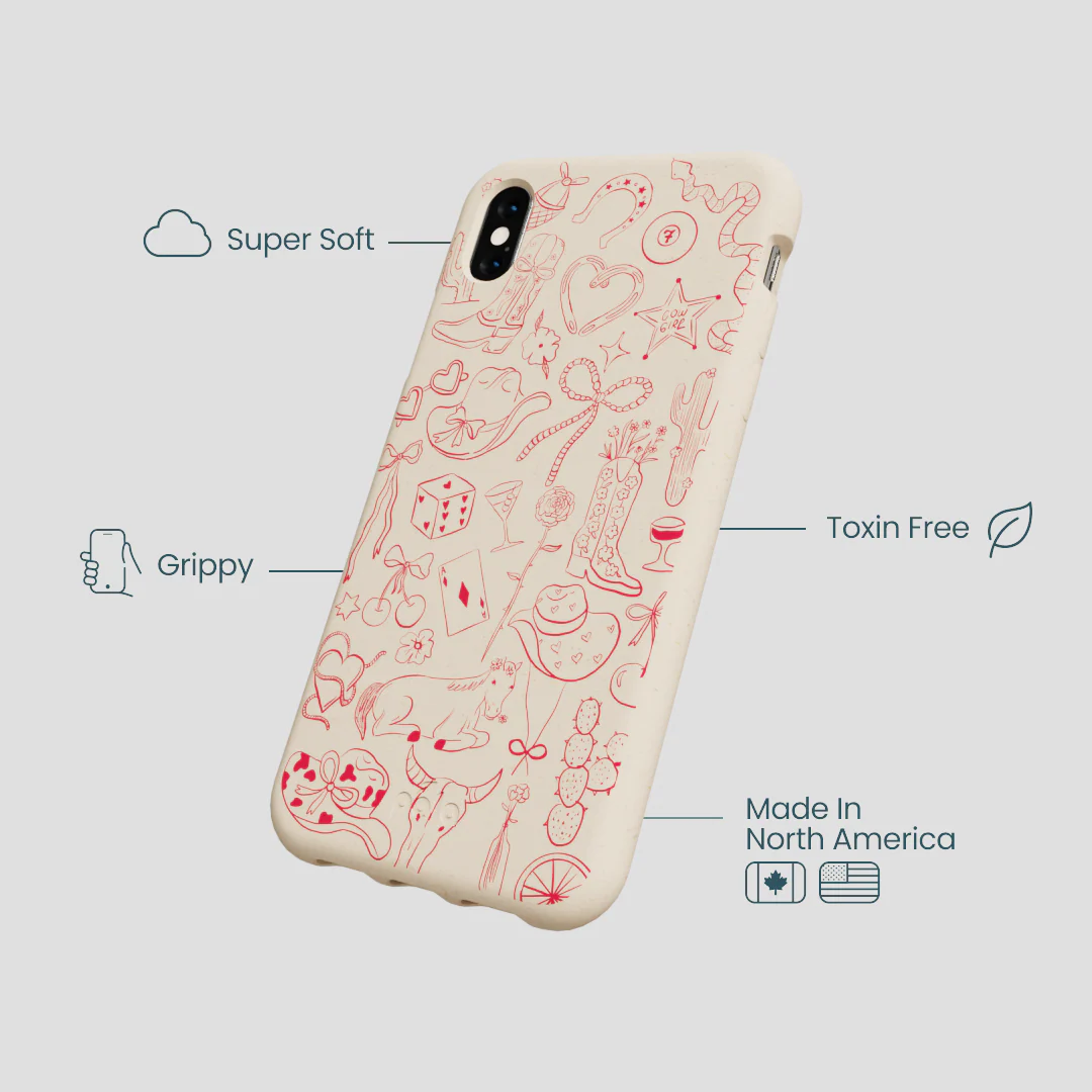 Seashell Cowgirl Chic iPhone XR Case - Image 4