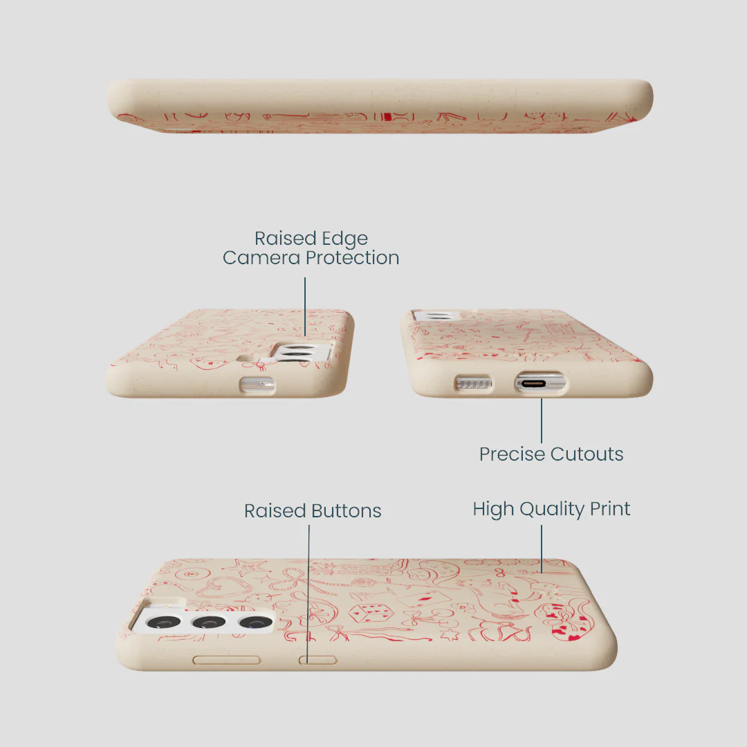 Seashell Cowgirl Chic Samsung Galaxy S22 Case - Image 3