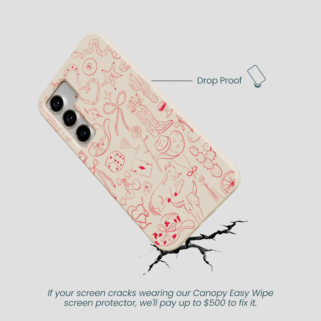 Seashell Cowgirl Chic Samsung Galaxy S25 Case - Image 5