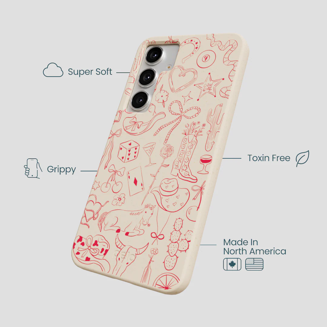 Seashell Cowgirl Chic Samsung Galaxy S25+(Plus) Case - Image 4