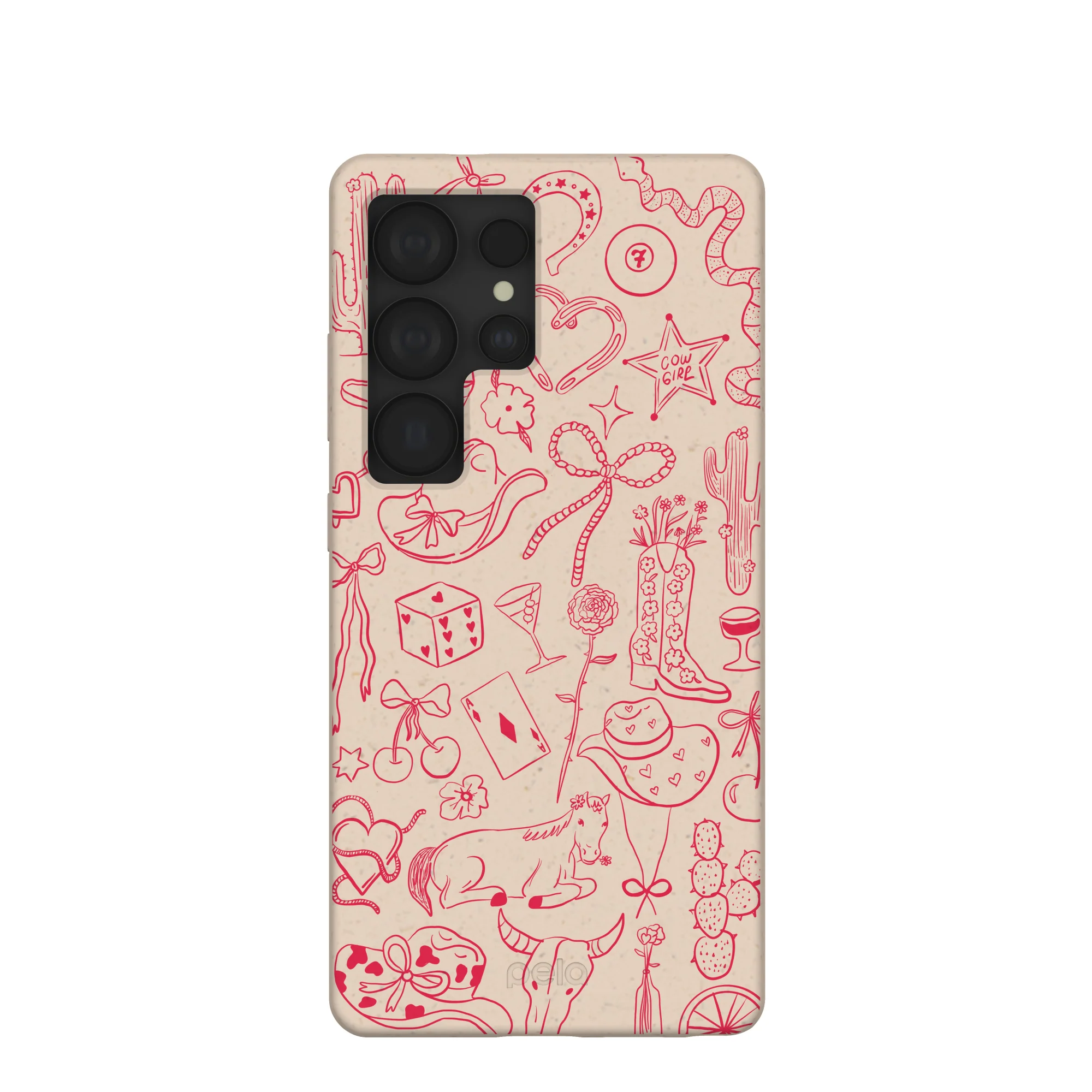 Seashell Cowgirl Chic Samsung Galaxy S25 Ultra Case