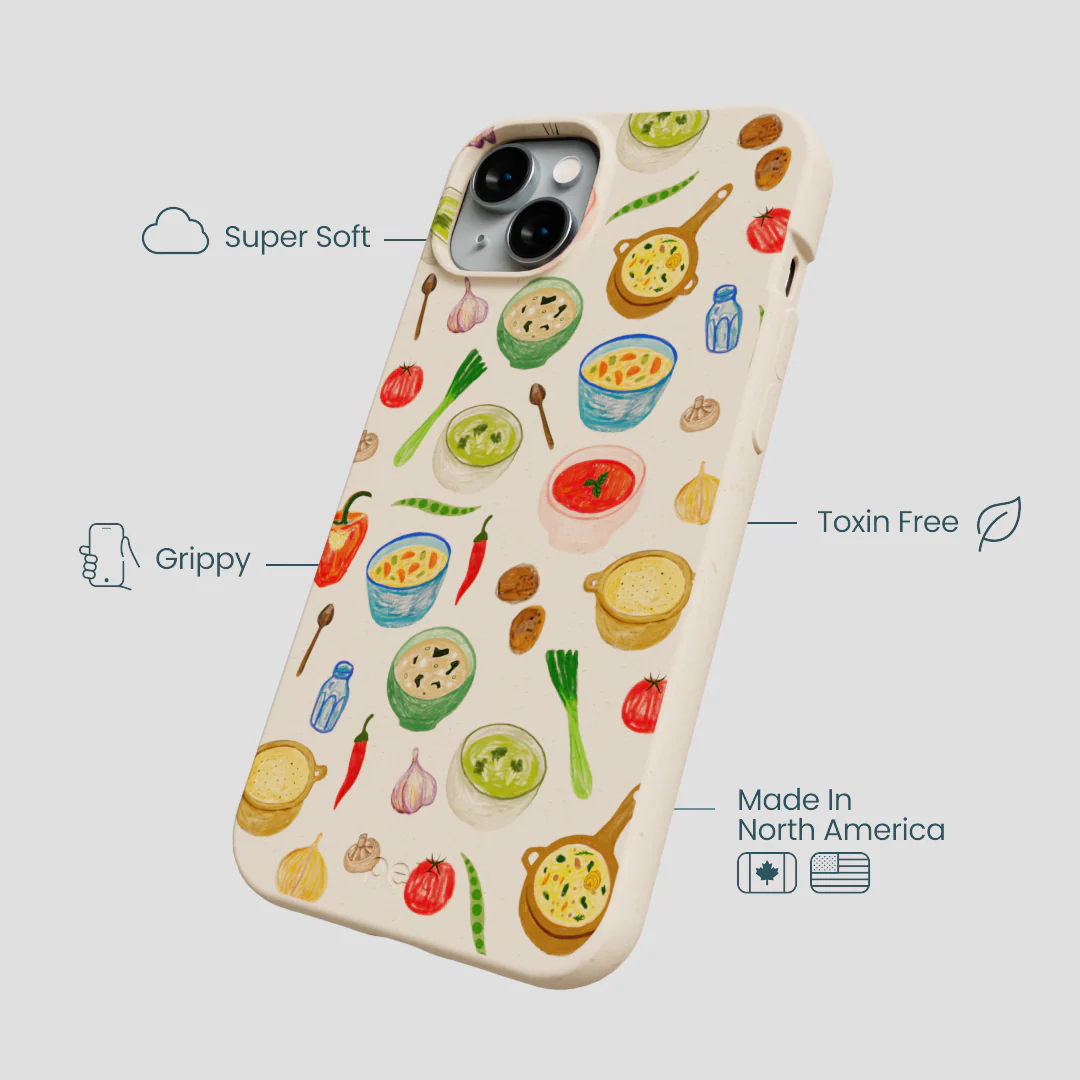 Seashell Cozy Bowls iPhone 15 Plus Case - Image 4