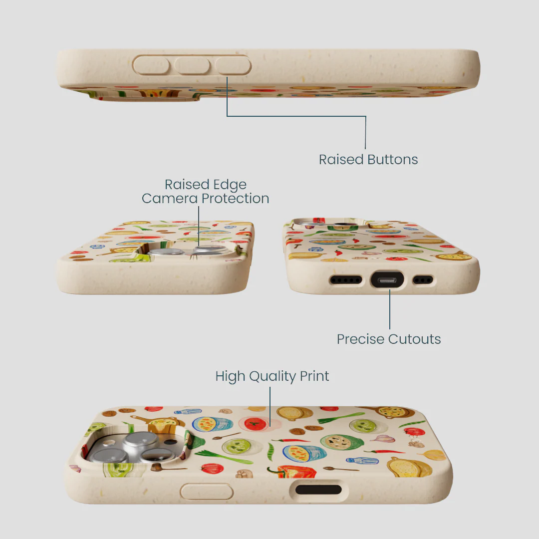 Seashell Cozy Bowls iPhone 16 Pro Case - Image 3