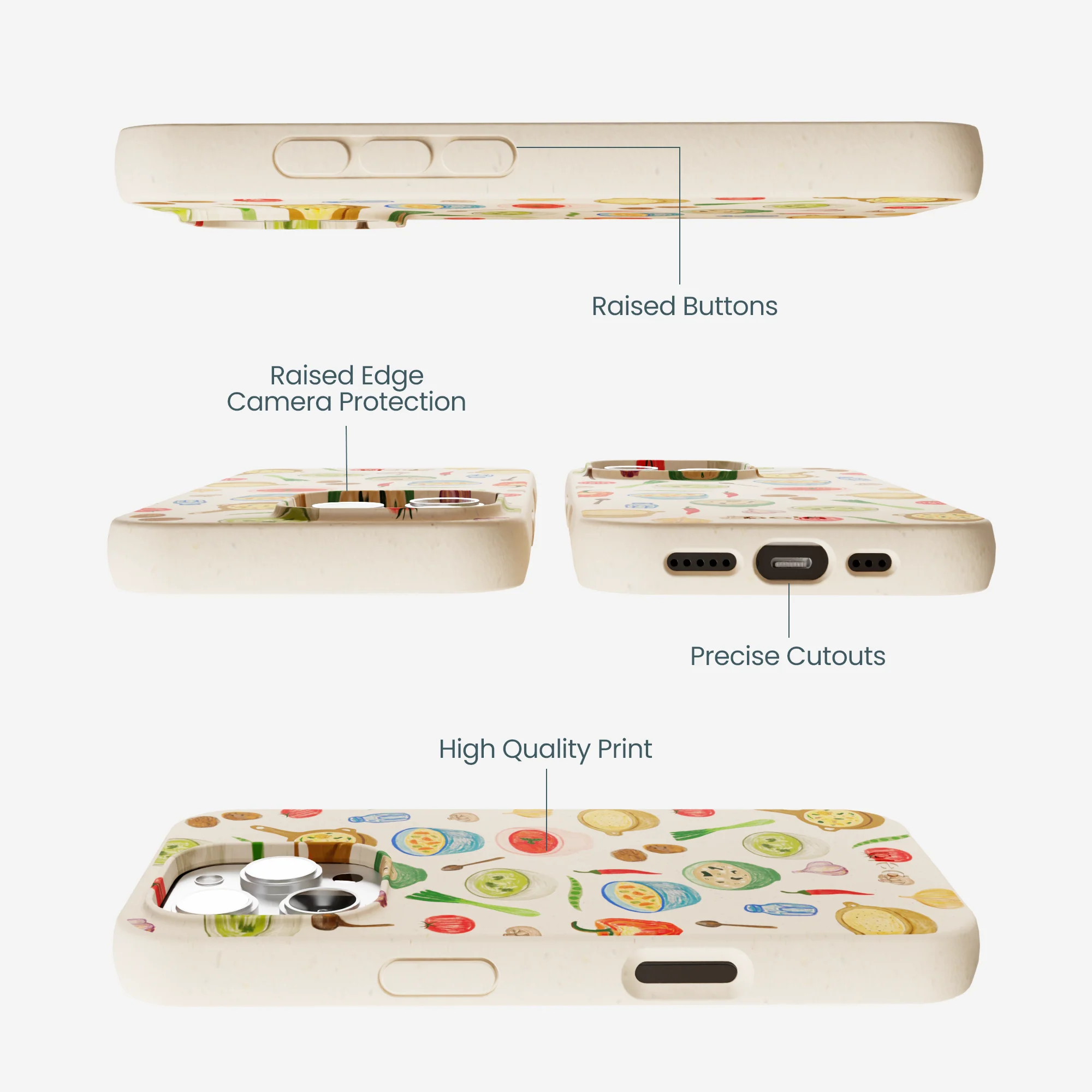 Seashell Cozy Bowls iPhone 16 Pro Max Case - Image 3