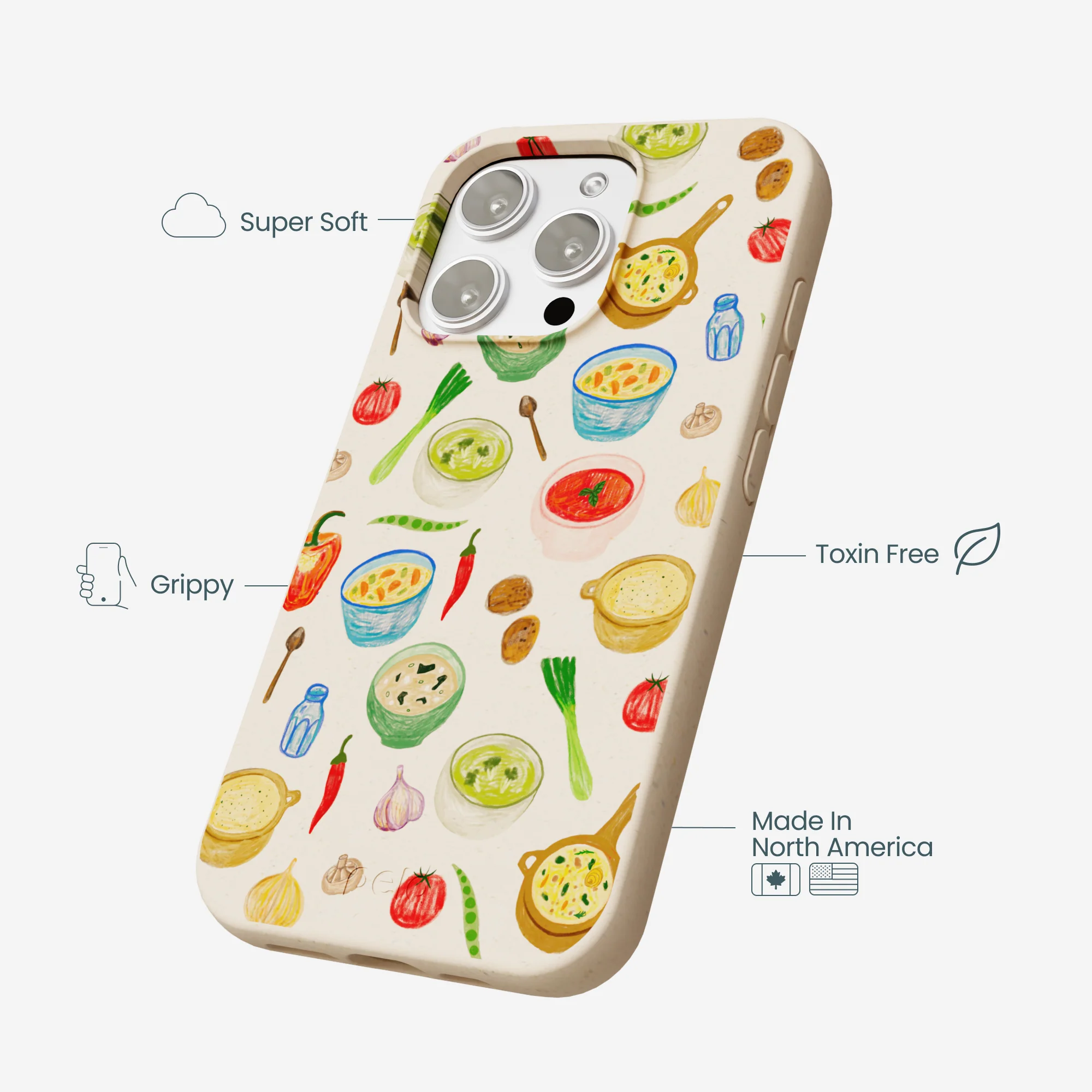 Seashell Cozy Bowls iPhone 16 Pro Max Case - Image 4