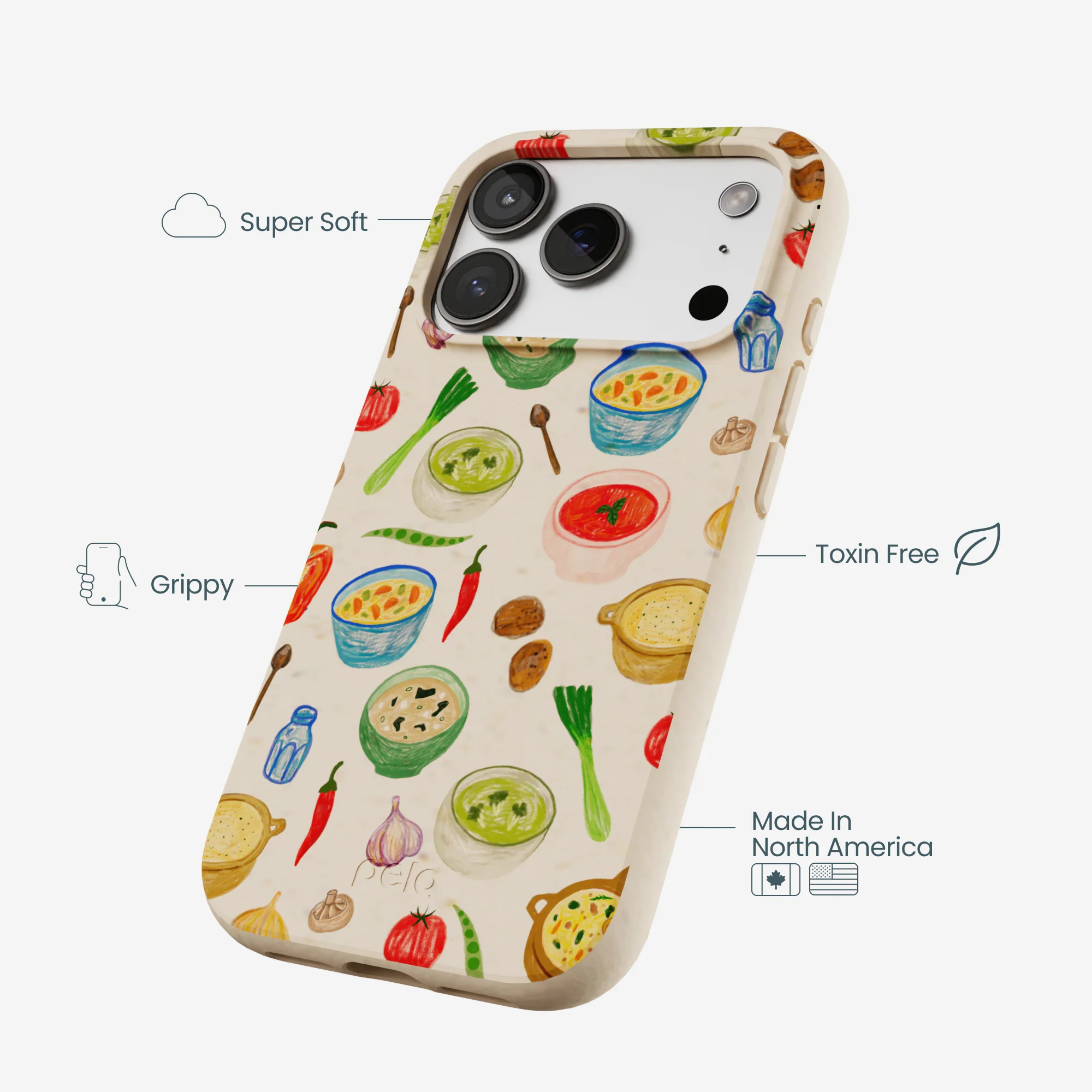 Seashell Cozy Bowls iPhone 17 Pro Case - Image 4