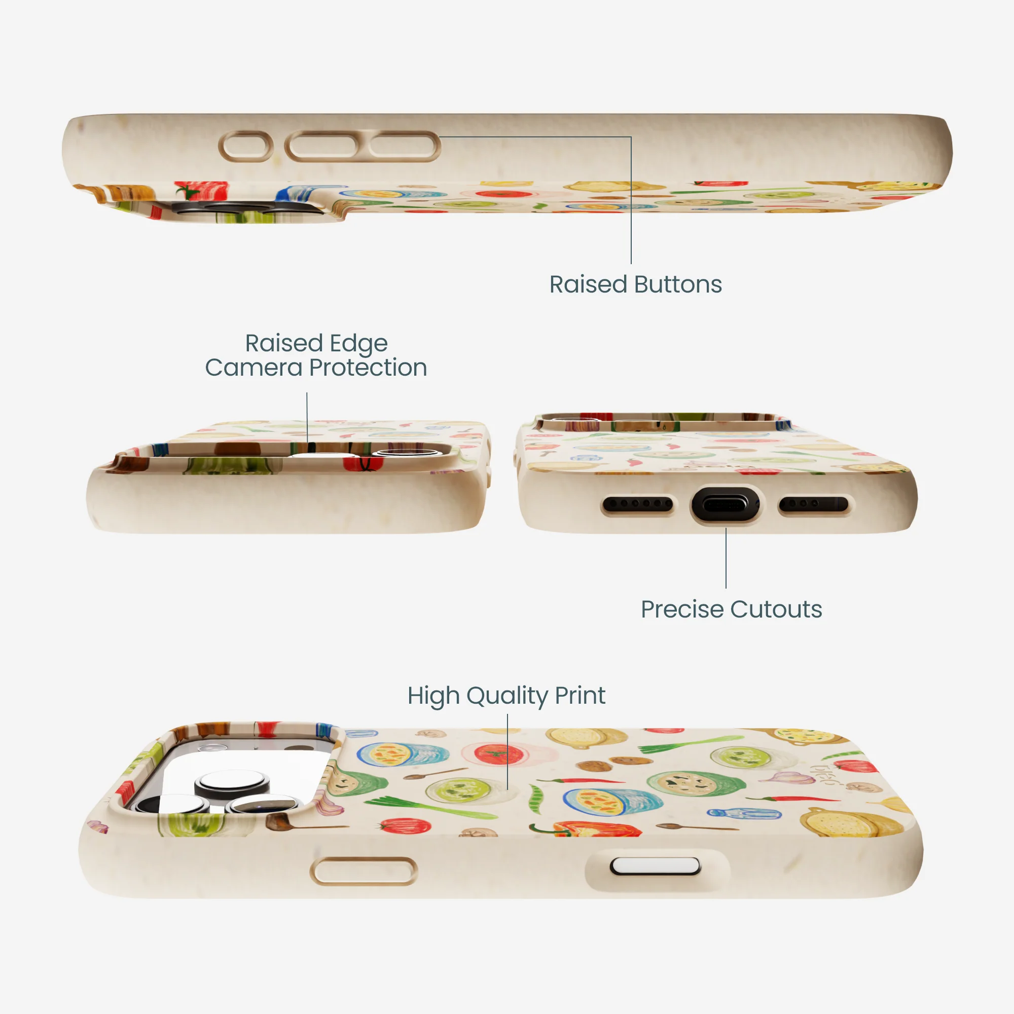Seashell Cozy Bowls iPhone 17 Pro Max Case - Image 3