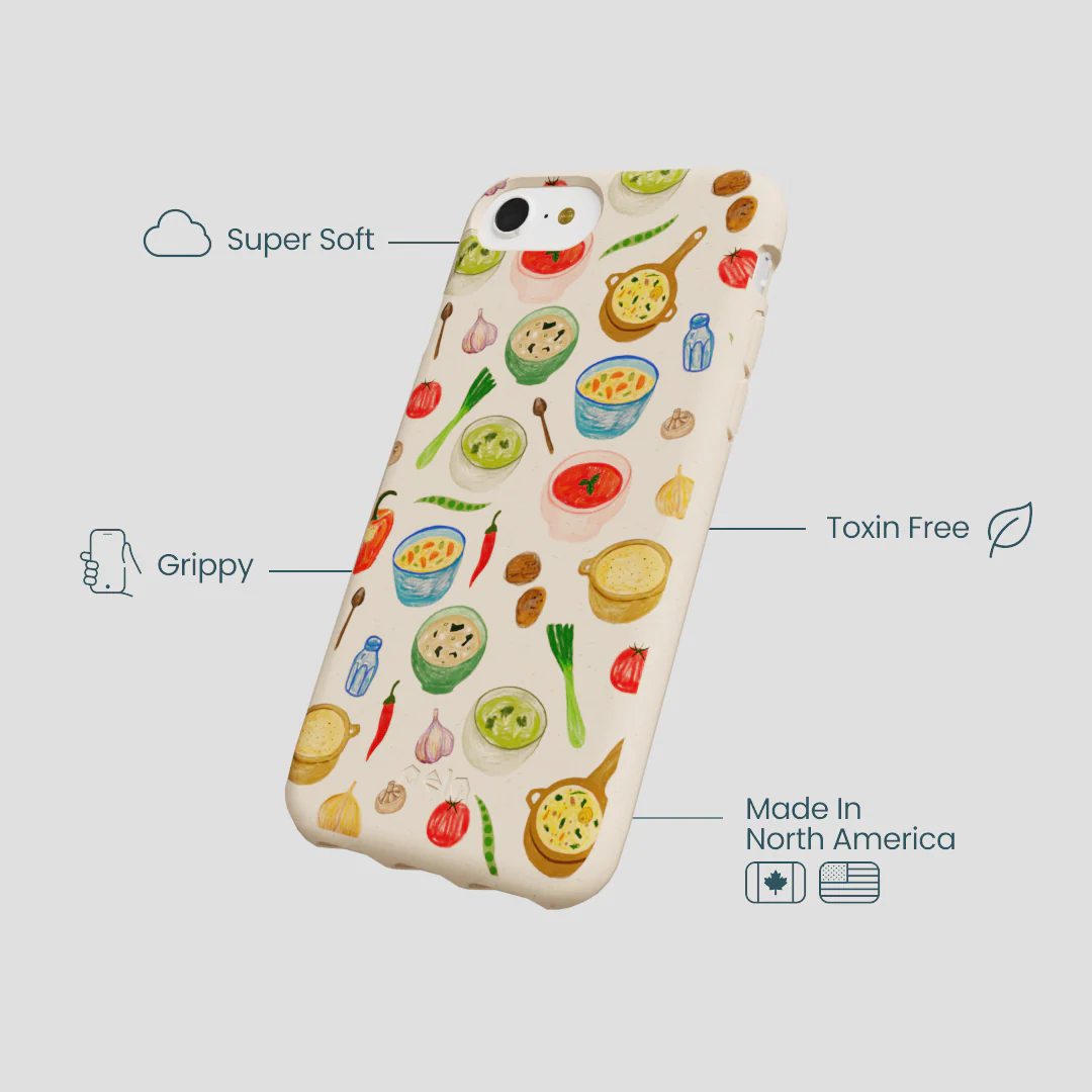 Seashell Cozy Bowls iPhone 6/6s/7/8/SE Case - Image 4
