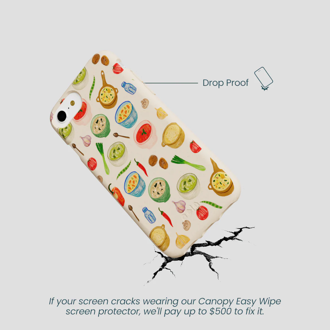 Seashell Cozy Bowls iPhone 6/6s/7/8/SE Case - Image 5