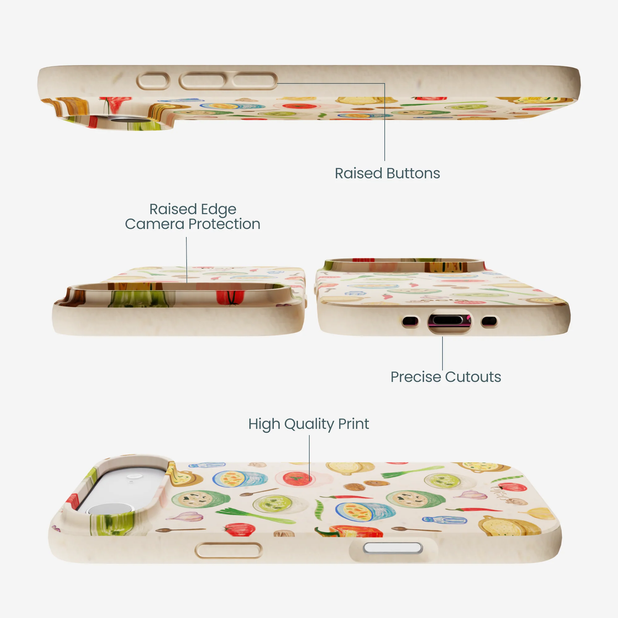 Seashell Cozy Bowls iPhone Air Case - Image 3