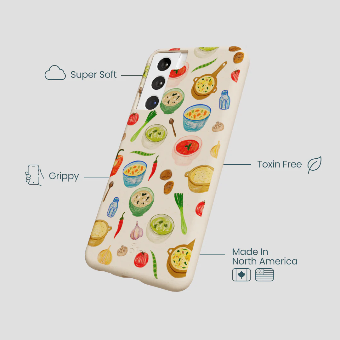 Seashell Cozy Bowls Samsung Galaxy S22 Case - Image 4