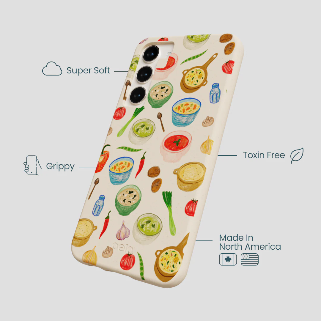 Seashell Cozy Bowls Samsung Galaxy S24+(Plus) Case - Image 4