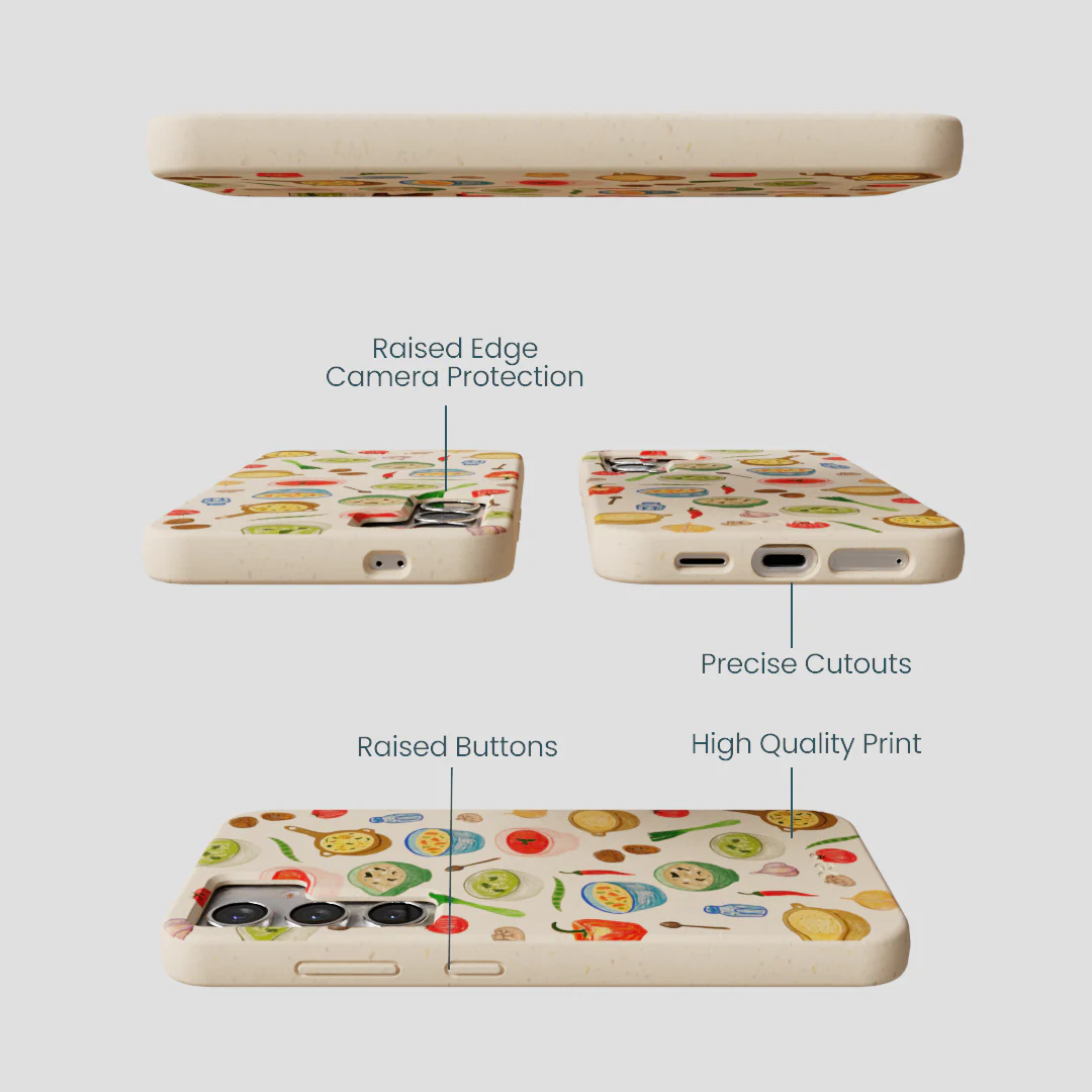 Seashell Cozy Bowls Samsung Galaxy S25 Case - Image 3