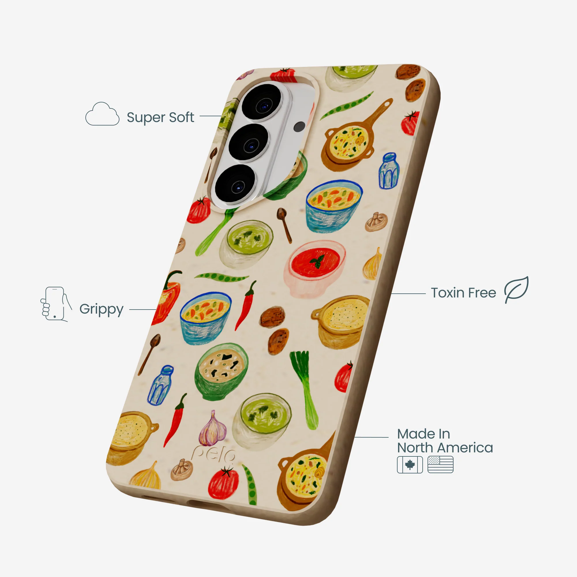 Seashell Cozy Bowls Samsung Galaxy S26 Case - Image 4