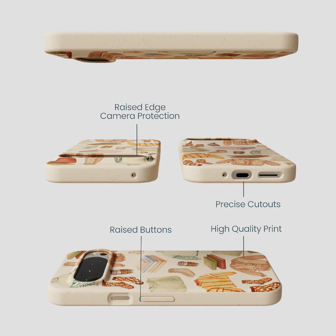 Seashell Cozy Mornings Google Pixel 9/9 Pro Case - Image 3