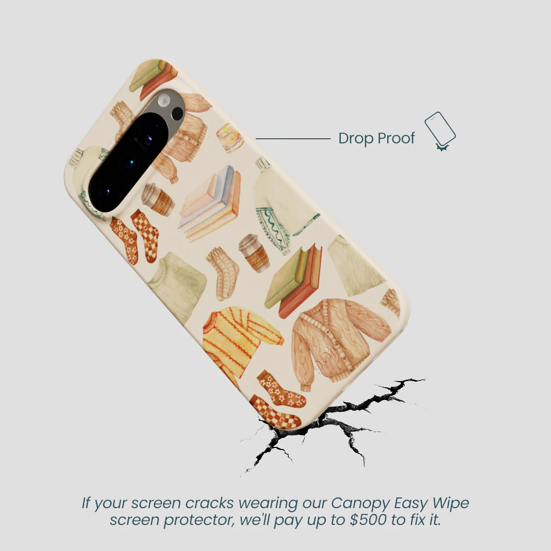 Seashell Cozy Mornings Google Pixel 9/9 Pro Case - Image 5