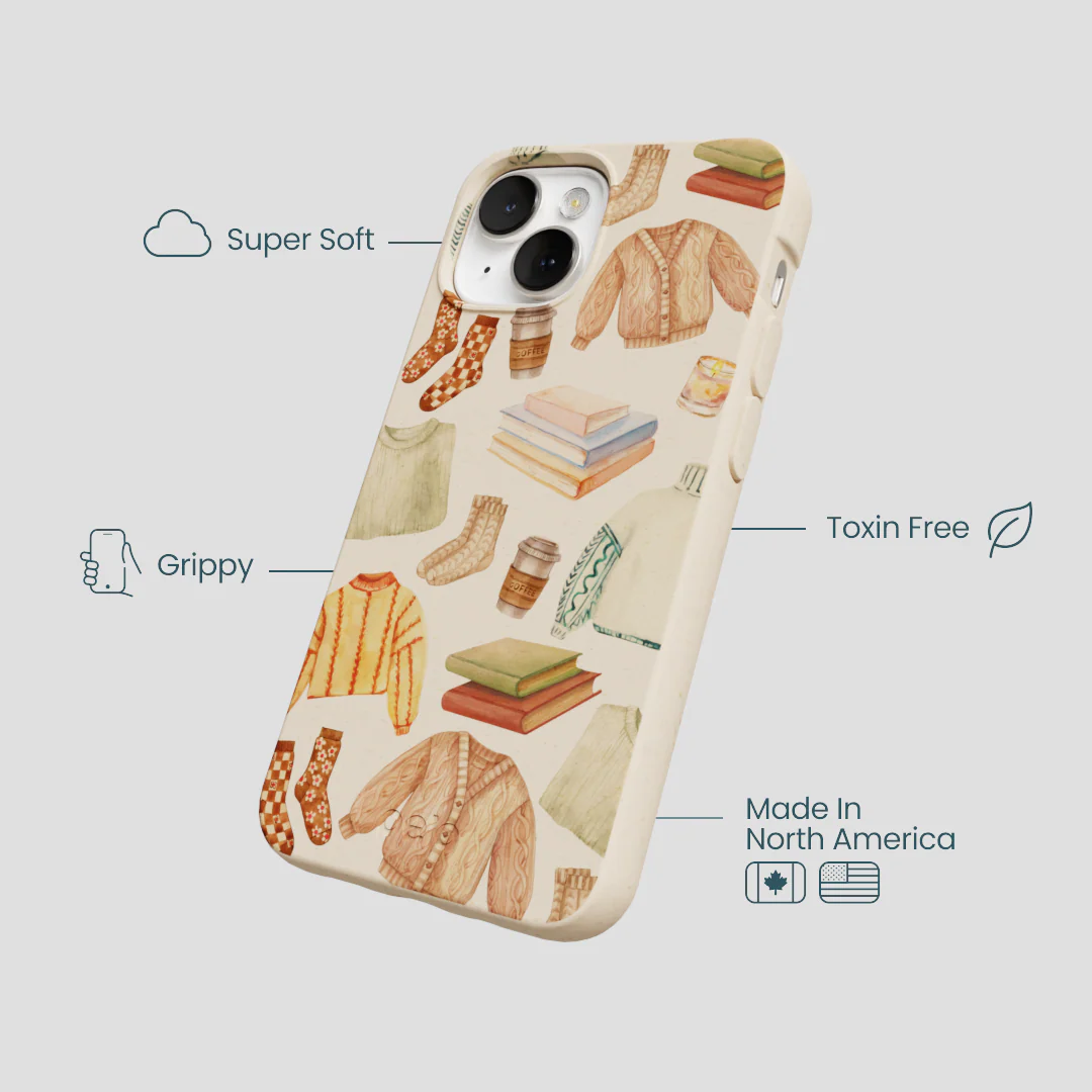 Seashell Cozy Mornings iPhone 13 Case - Image 4