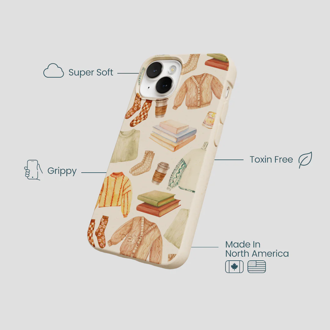 Seashell Cozy Mornings iPhone 13 Mini Case - Image 4