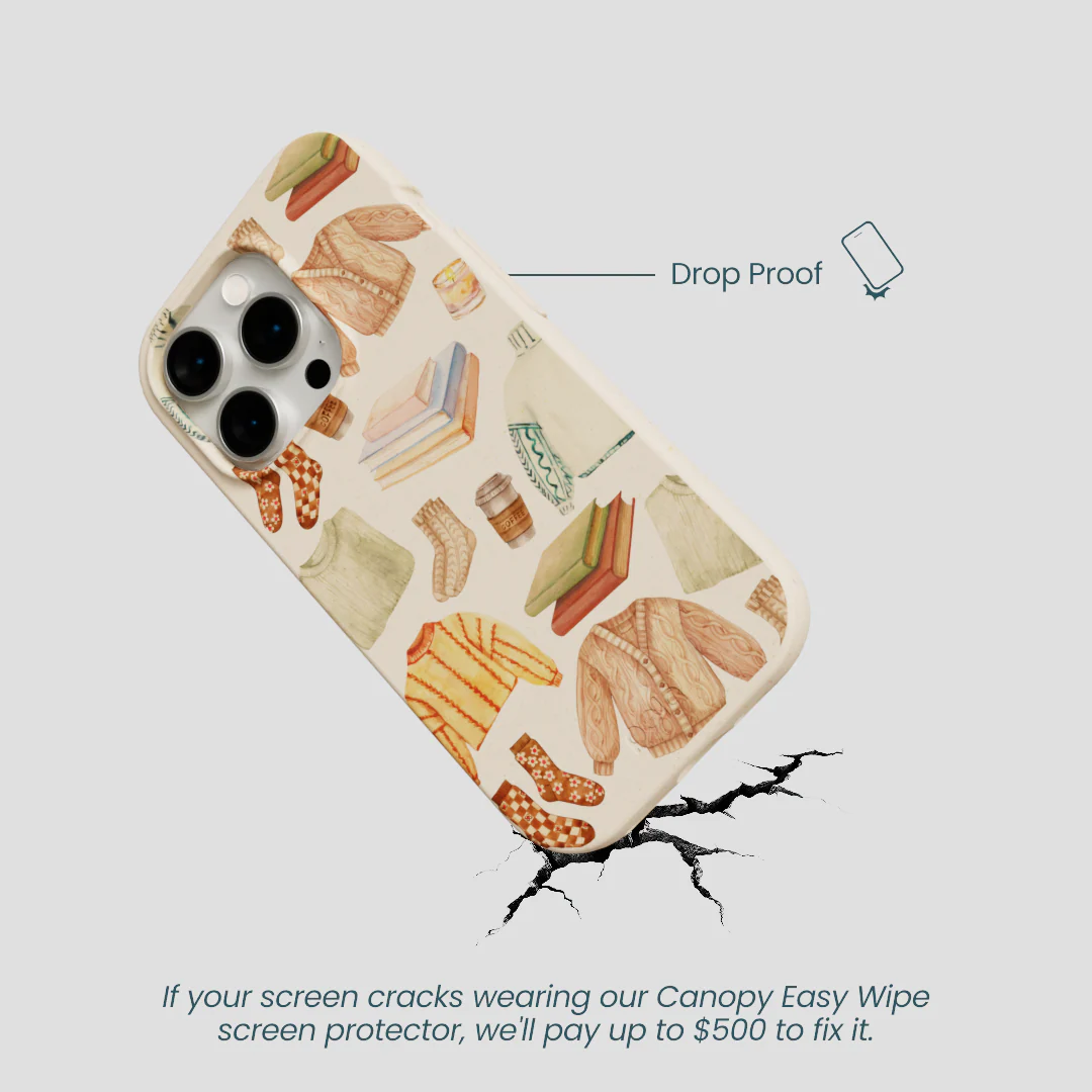 Seashell Cozy Mornings iPhone 14 Pro Case - Image 5