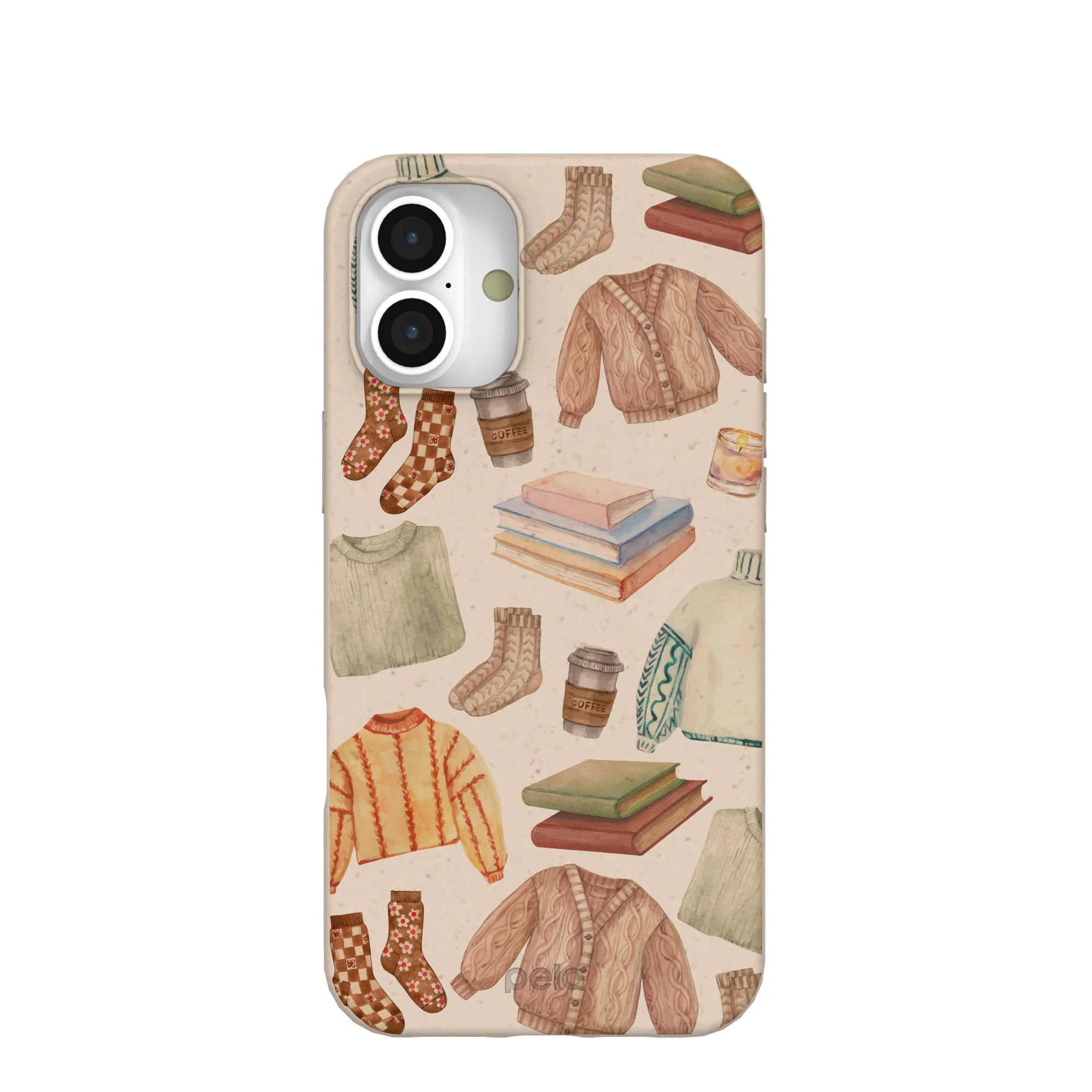 Seashell Cozy Mornings iPhone 16 Plus Case