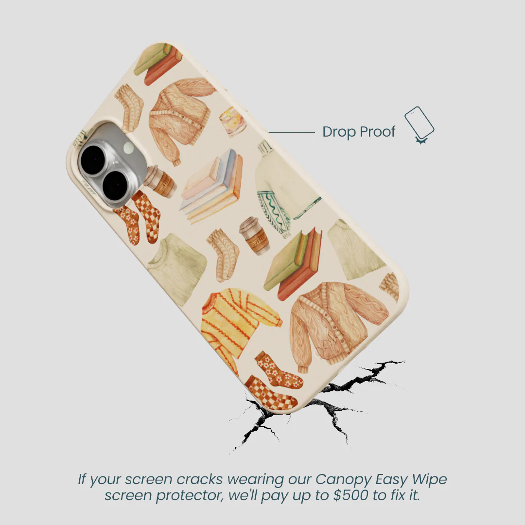 Seashell Cozy Mornings iPhone 16 Plus Case - Image 5