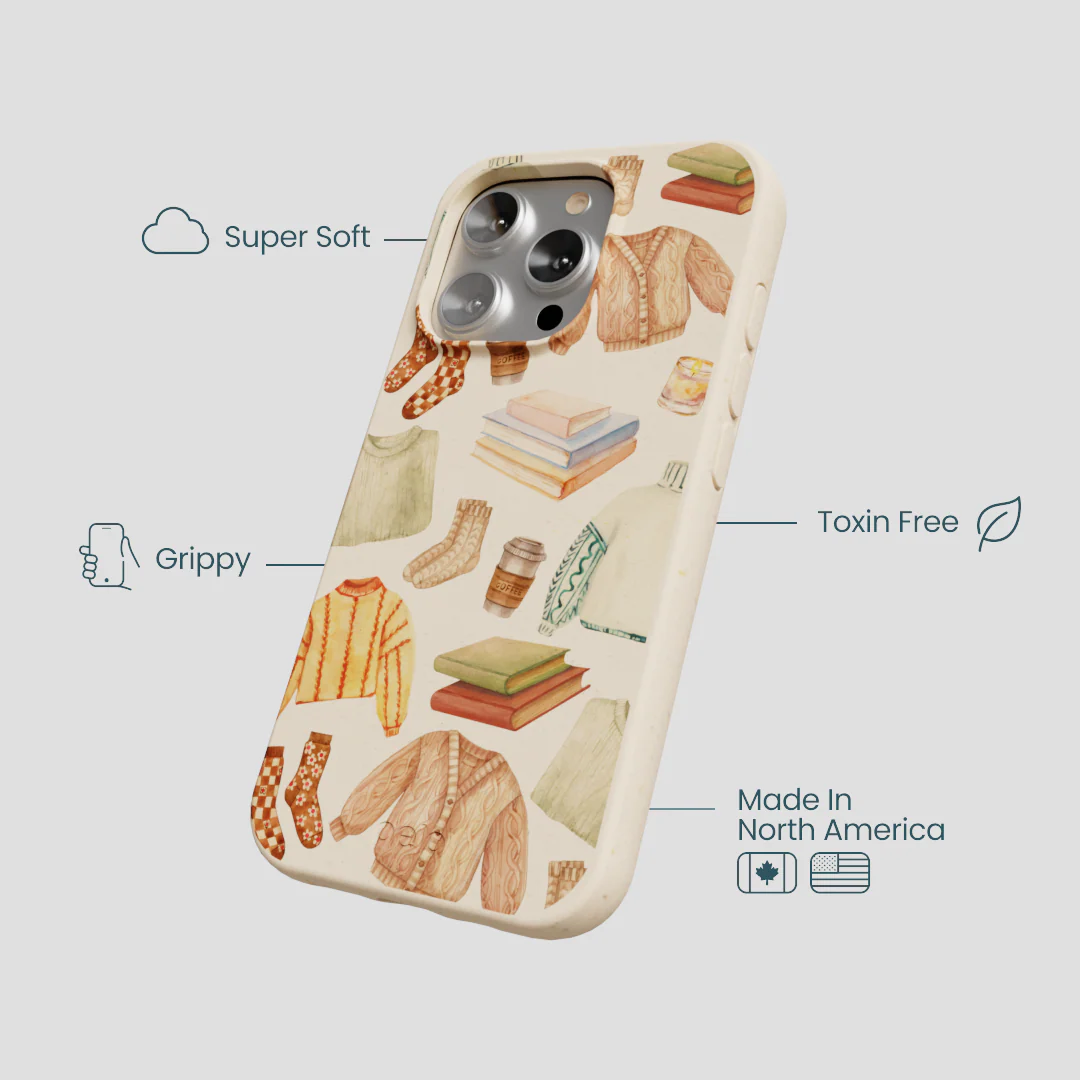 Seashell Cozy Mornings iPhone 16 Pro Case - Image 4