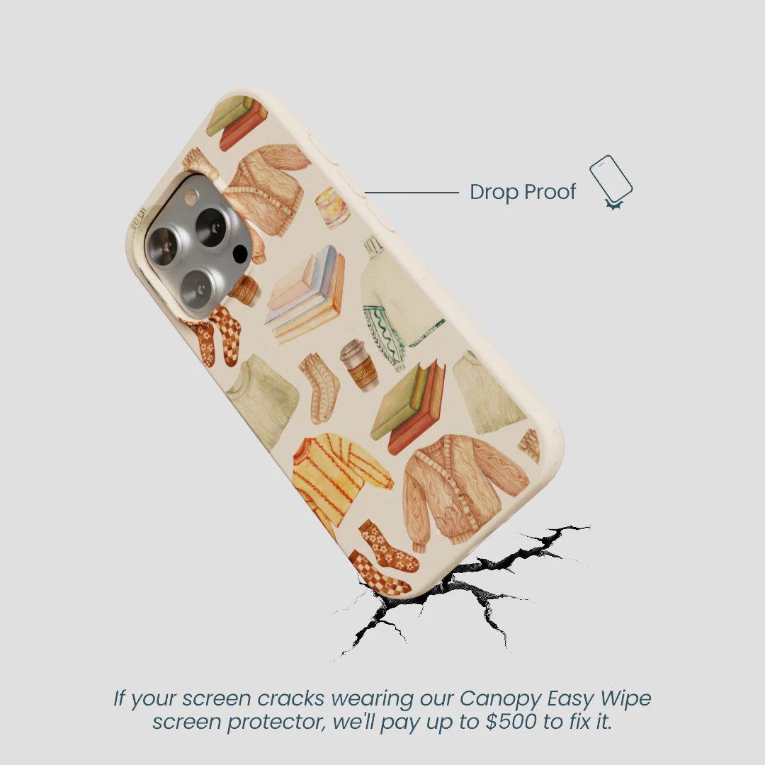 Seashell Cozy Mornings iPhone 16 Pro Case - Image 5