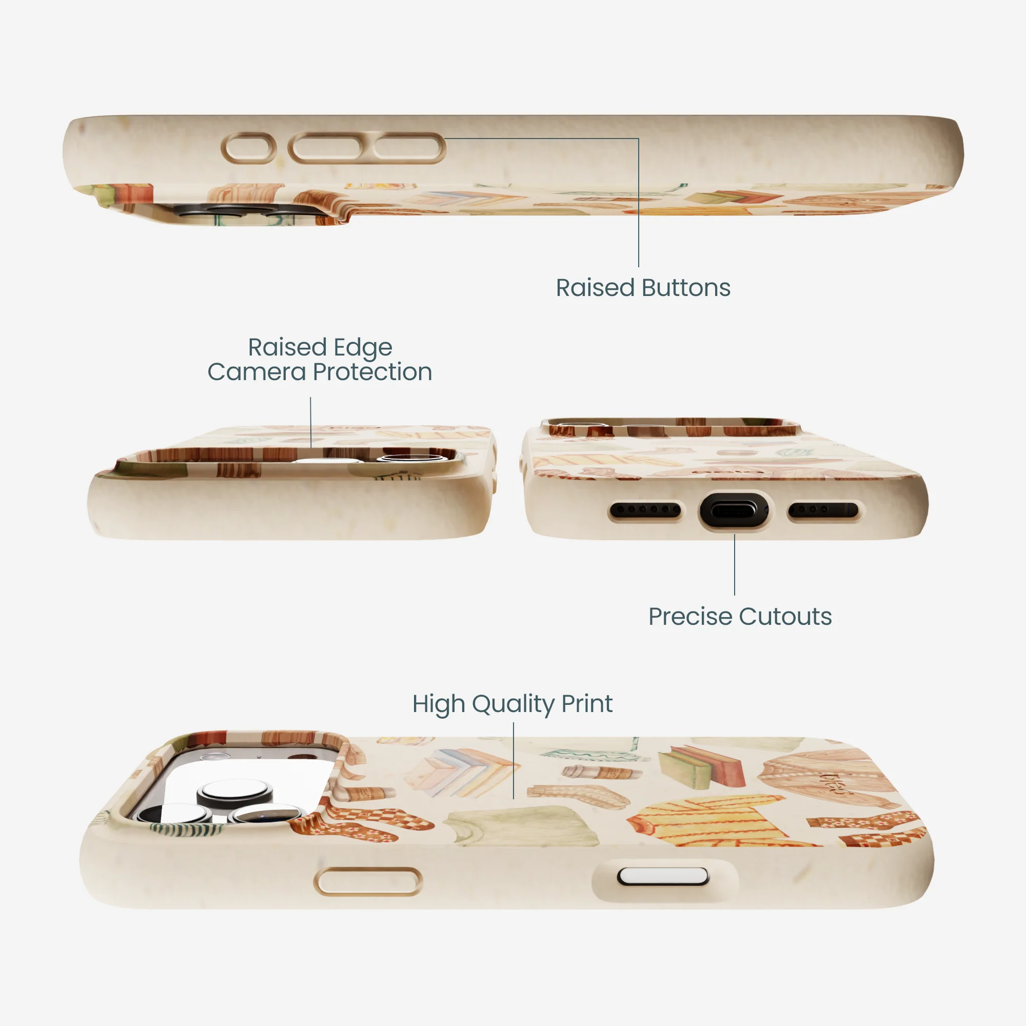 Seashell Cozy Mornings iPhone 17 Pro Max Case - Image 3
