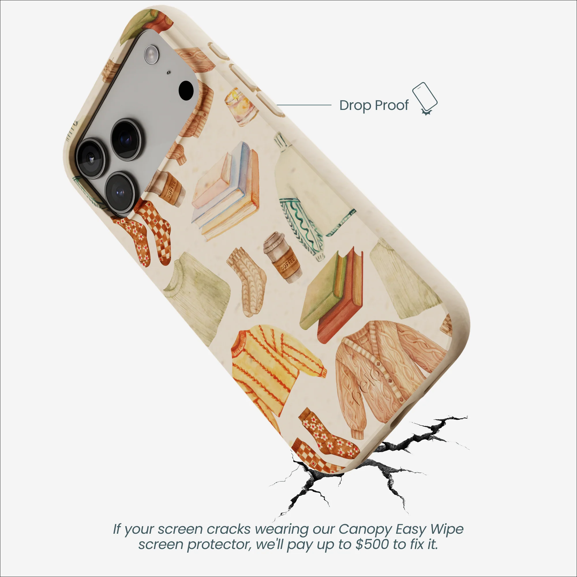 Seashell Cozy Mornings iPhone 17 Pro Max Case - Image 5