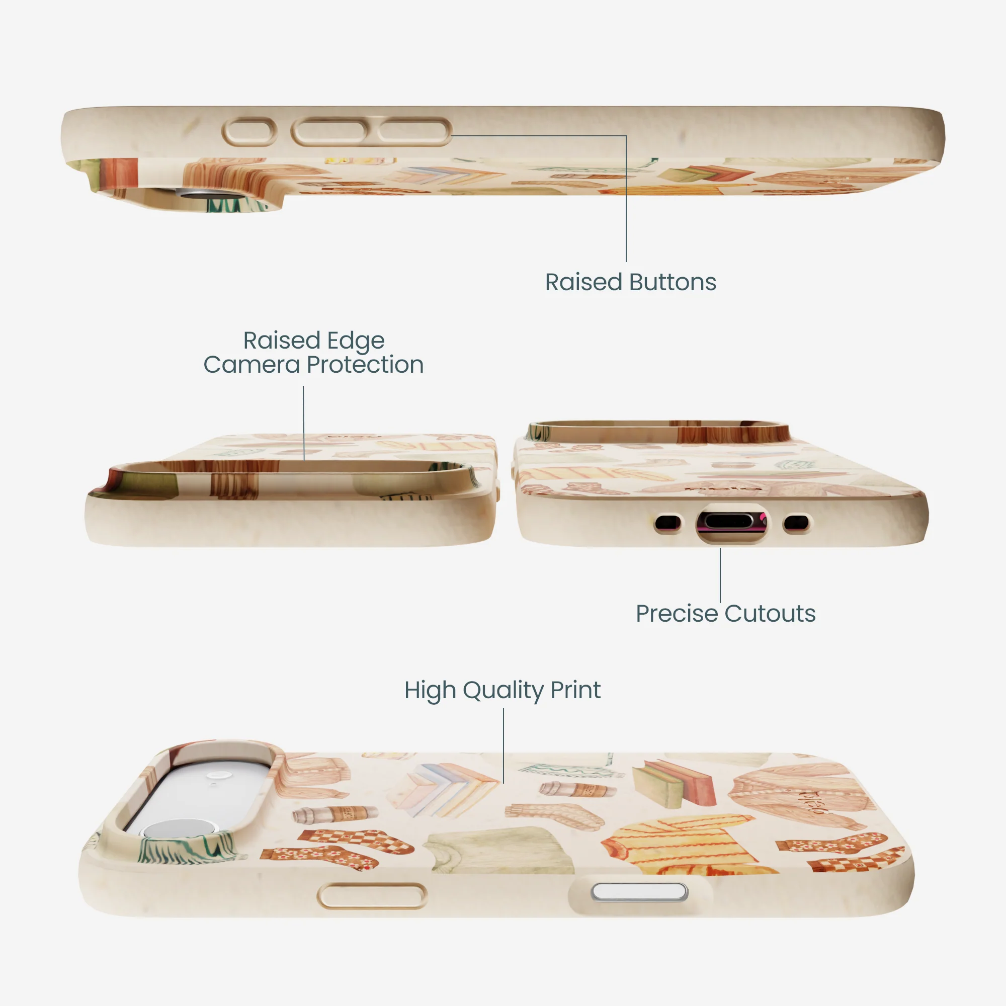Seashell Cozy Mornings iPhone Air Case - Image 3