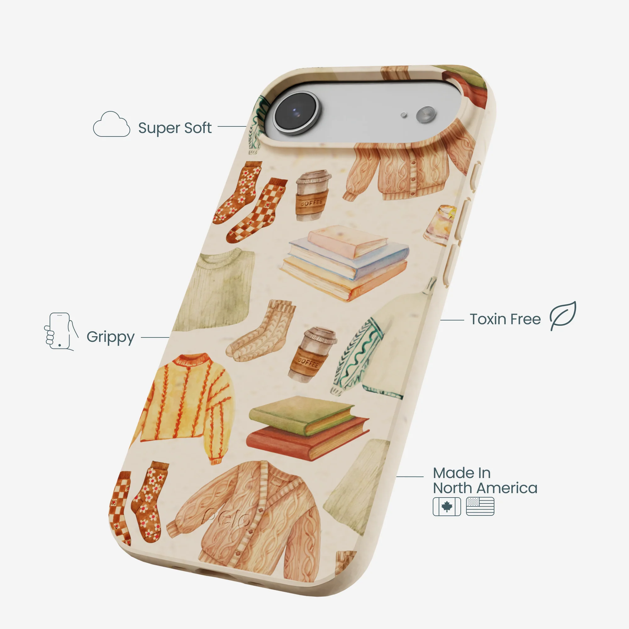 Seashell Cozy Mornings iPhone Air Case - Image 4
