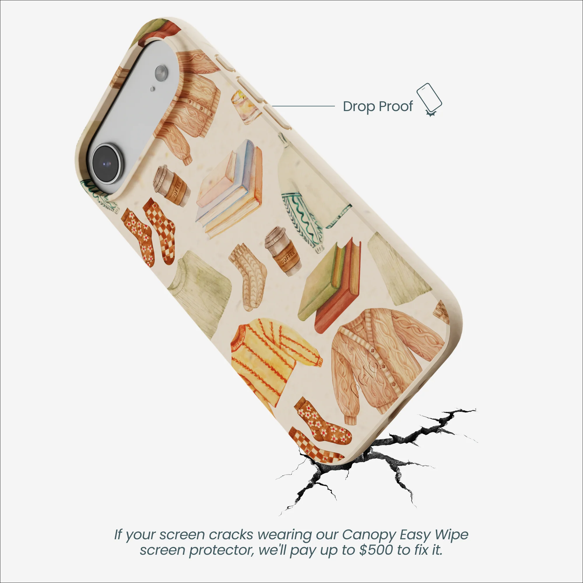 Seashell Cozy Mornings iPhone Air Case - Image 5