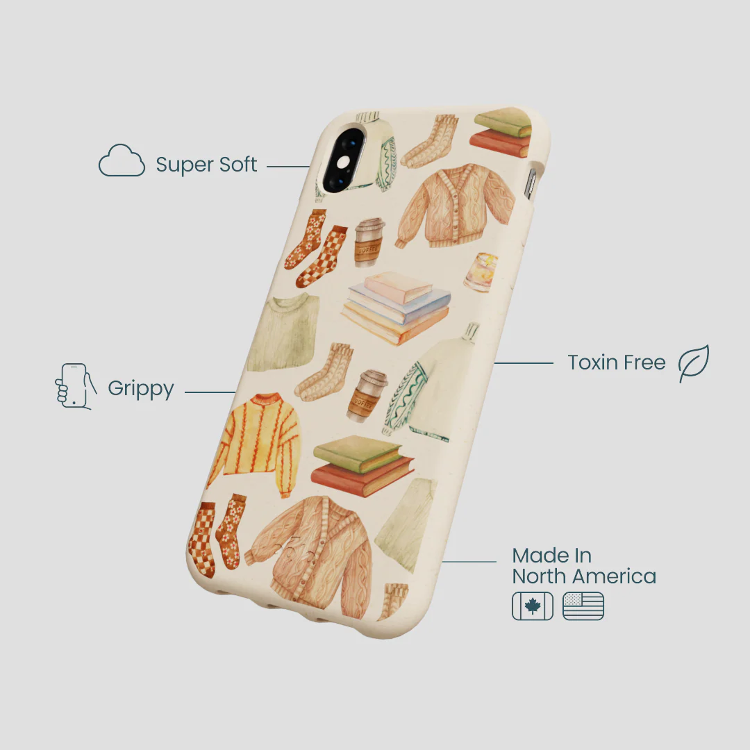 Seashell Cozy Mornings iPhone XR Case - Image 4