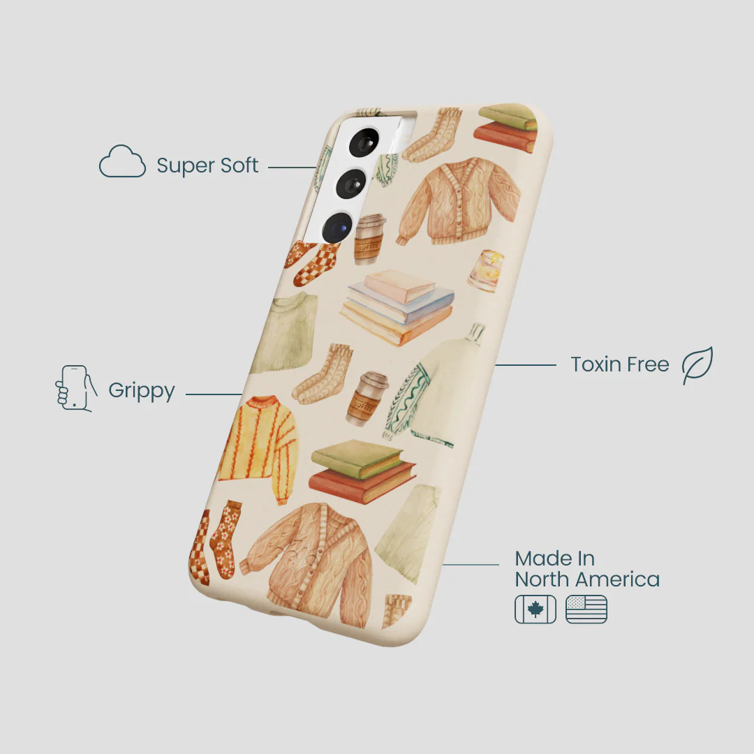 Seashell Cozy Mornings Samsung Galaxy S21 Case - Image 4
