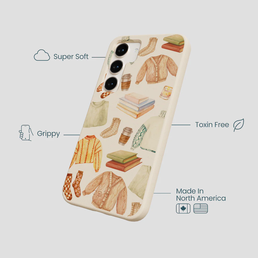 Seashell Cozy Mornings Samsung Galaxy S23 Case - Image 4