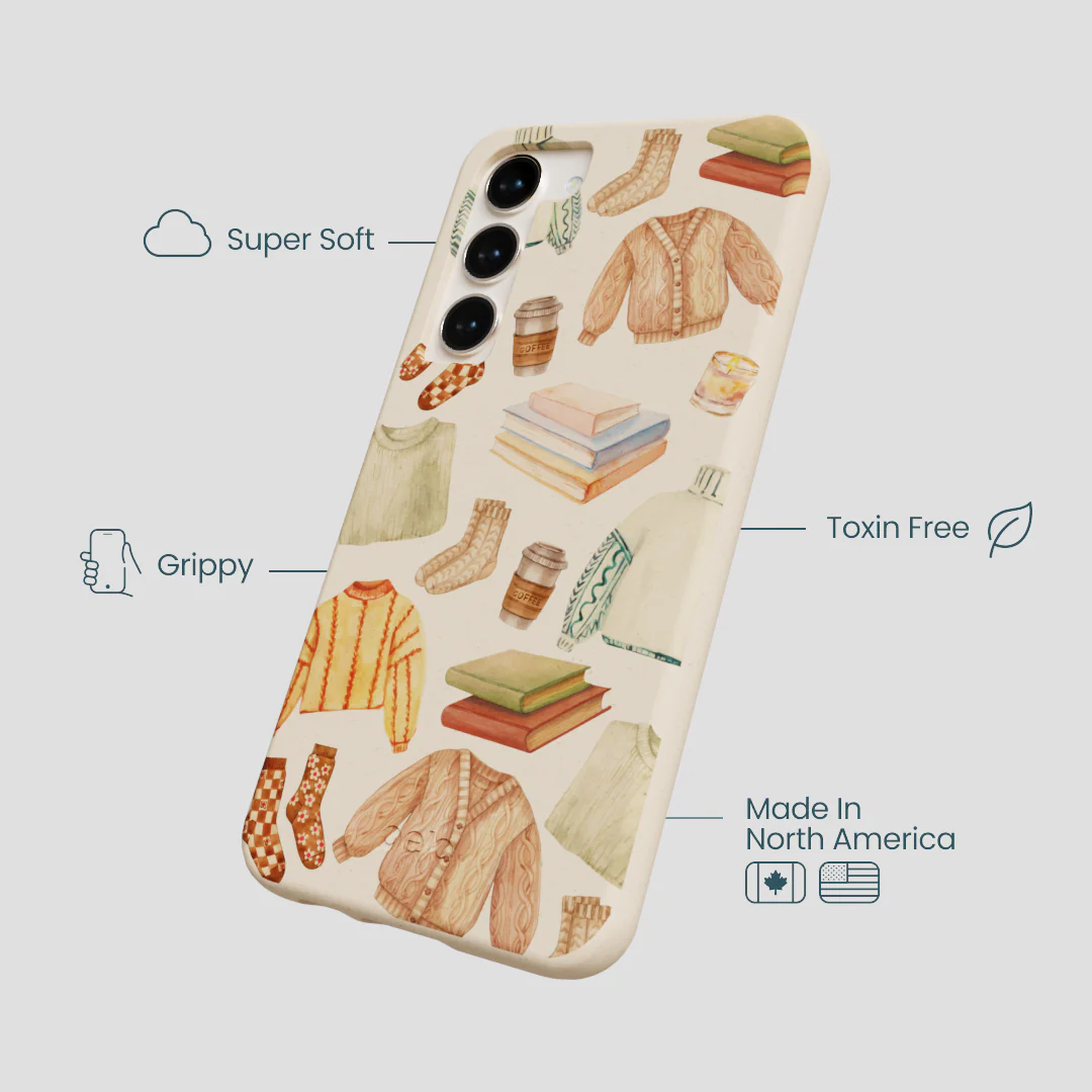 Seashell Cozy Mornings Samsung Galaxy S23+(Plus) Case - Image 4